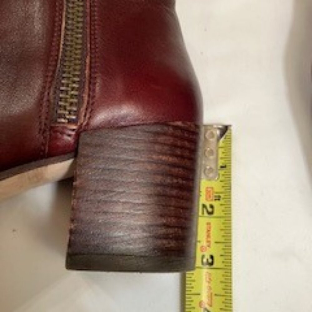 Tori 55m Mid  Heel Angle Boots, Cordovan Moto 7.5 ETIENNE AIGNER - Picture 8 of 12